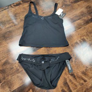 🌸DKNY Resort Tankini Two Piece 🌸 NWT